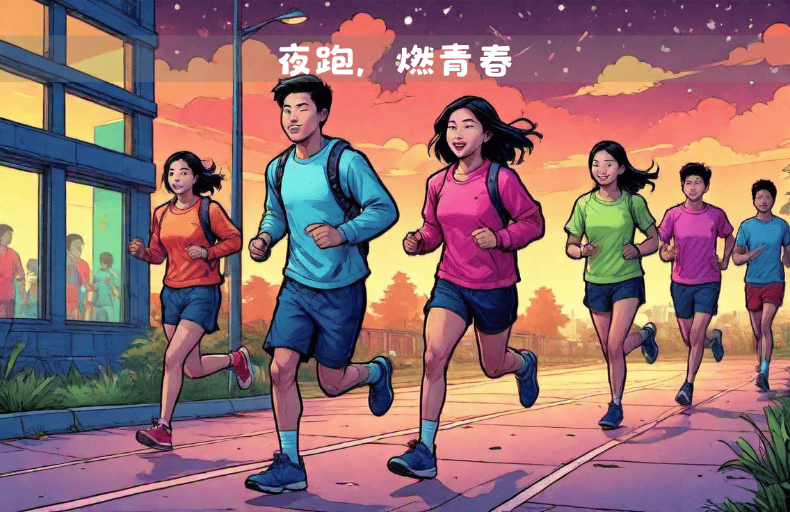 关于特色夜空星光跑，夜运动的新鲜体验的信息